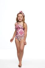 Load image into Gallery viewer, Isle of White One Piece Swimmer Pink Le Fever
