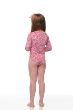 Load image into Gallery viewer, St Ives longsleeve Onsie Swimsuit Hot Pink