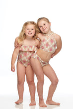 Load image into Gallery viewer, FIFE Bikini Top Pink Lord Paisley