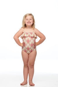 Isle of White One Piece Swimmer Pink-Lord Paisley