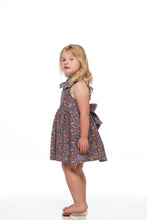 Load image into Gallery viewer, Girls Liberty Deer Print Open Back Bow Dress