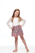 Load image into Gallery viewer, Girls Pink Unicorn Pompom Skirt
