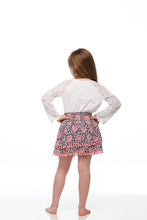 Load image into Gallery viewer, Girls Pink Unicorn Pompom Skirt