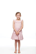Load image into Gallery viewer, Girls Pink Butterfly Open Back Bow Dress